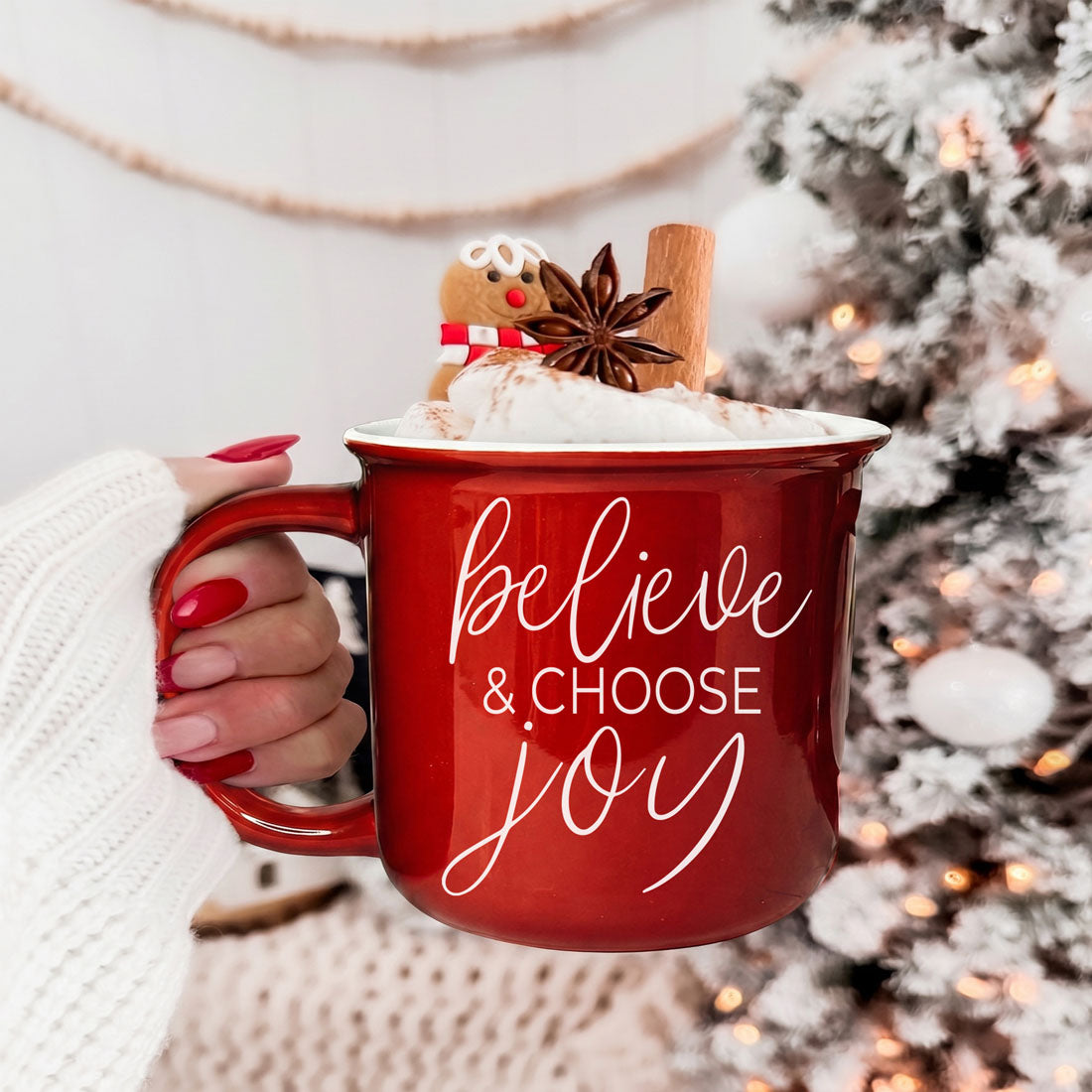 Believe & Joy Mug