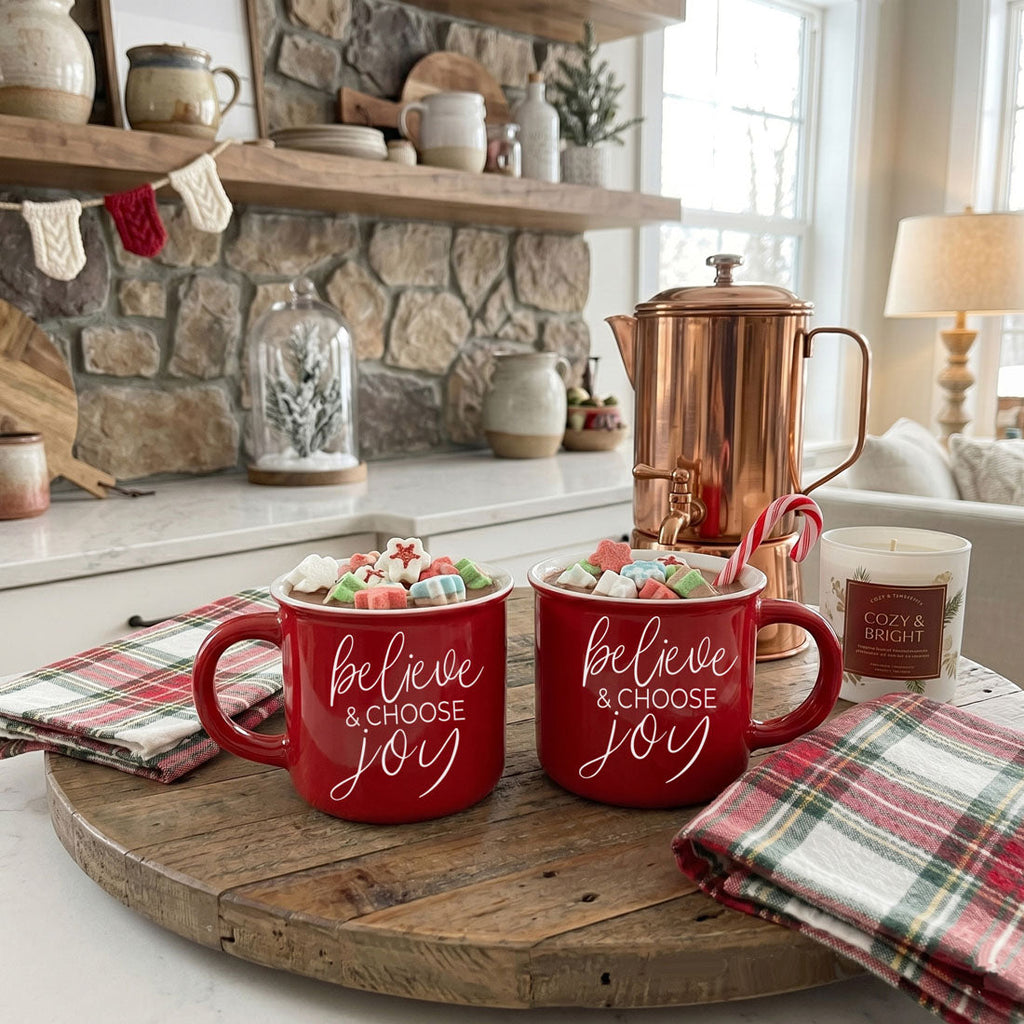 Believe & Joy Mug