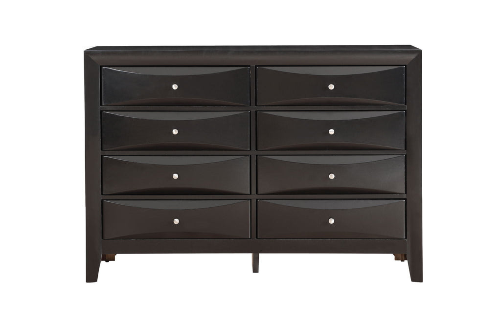 Marilla Dresser with Molded Resin Drawer Fronts - Multiple Colors