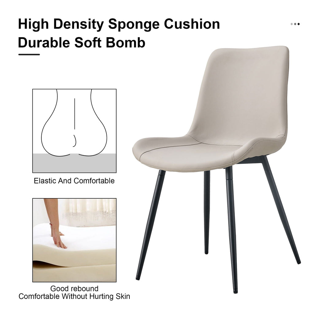 Modern Medieval Cushioned Chairs with Suede Backrest - Pearl Silver, White, or Gray