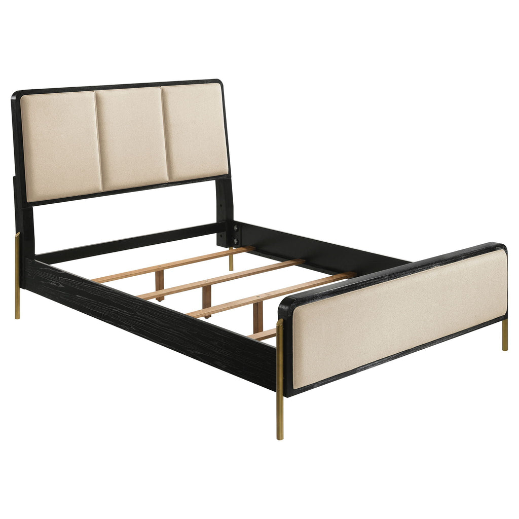 Arini 4-piece Eastern King Bedroom Set Cream and Black