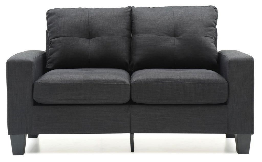 Track Arm Loveseat with Pocket Coil Comfort - Multiple Colors