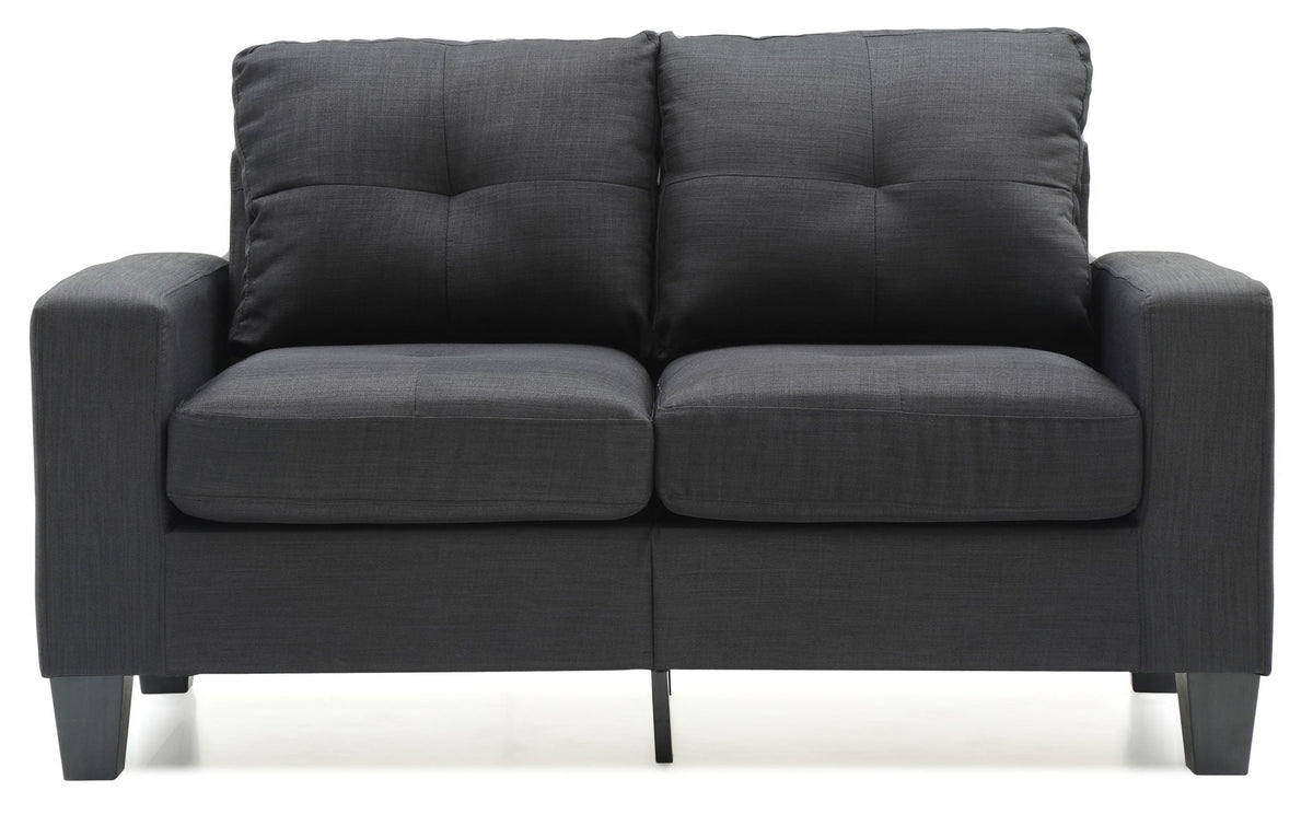 Track Arm Loveseat with Pocket Coil Comfort - Multiple Colors