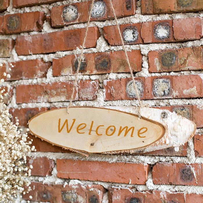 Birch Wood Solid Wood Sign Board