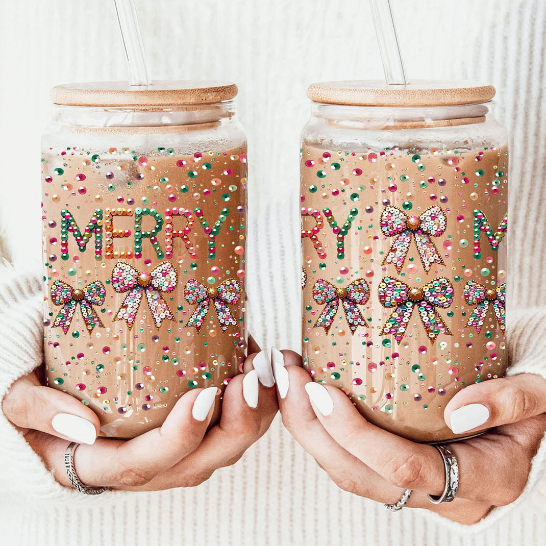 Sequin MERRY 17oz