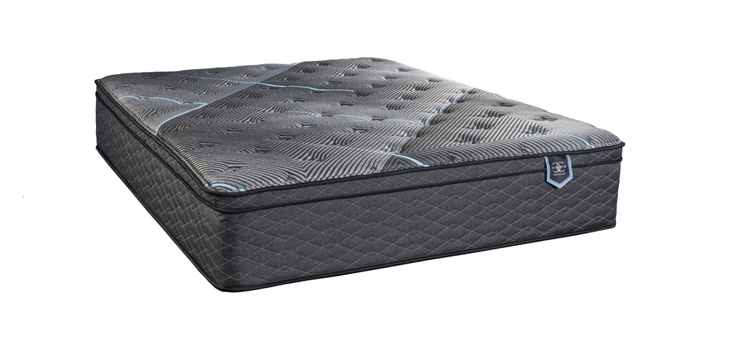 Euro Top Plush Mattress with Cooling Gel Memory Foam - White