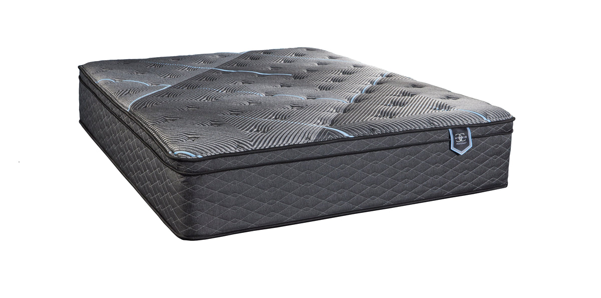 Euro Top Plush Mattress with Cooling Gel Memory Foam - White