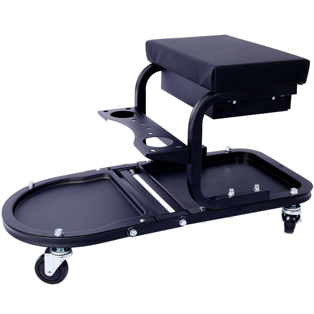 Ultimate Rolling Detailing & Utility Cart with Multiple Storage - Steel
