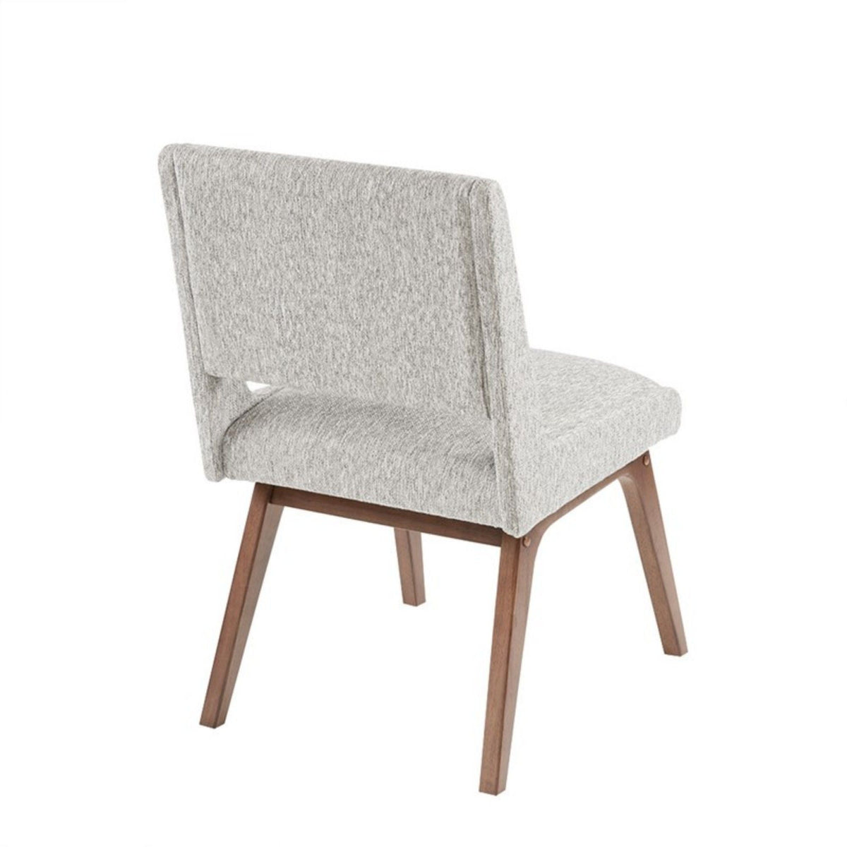 Dining Side Chair Set with Upholstered Cushions - Light Gray