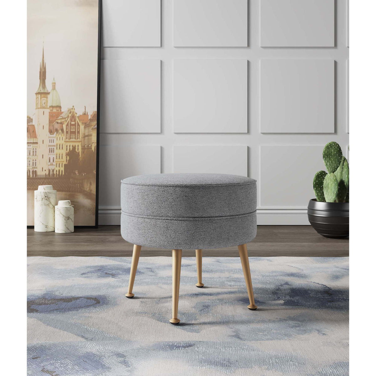 Bailey Upholstered Accent Ottoman