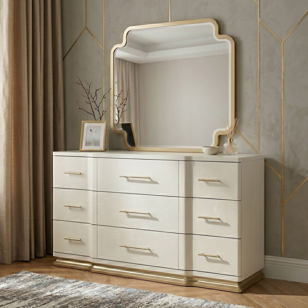 Lexington Bedroom Mirror - Beige