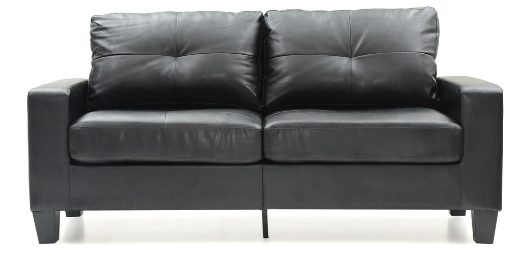 Modular Faux Leather Sofa with Modern Design - White, Black, Dark Brown, Red