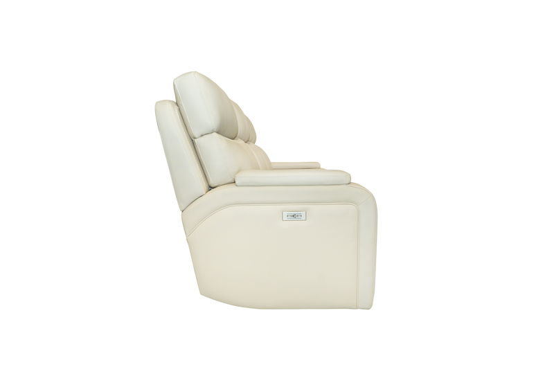 Gunner - Sofa Recliner With Power And Power Headrest - Almond