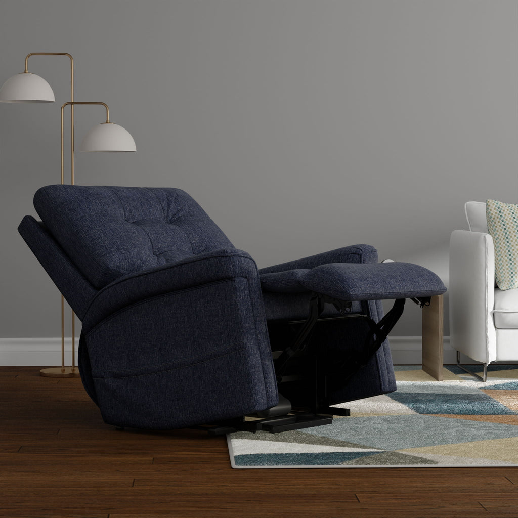 Velour Power Lift Chair with Lift Assist - Blue