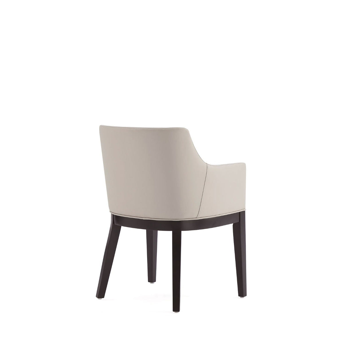 Gansevoort Dining Armchair with Vegan Upholstery - Gray or Dark Gray