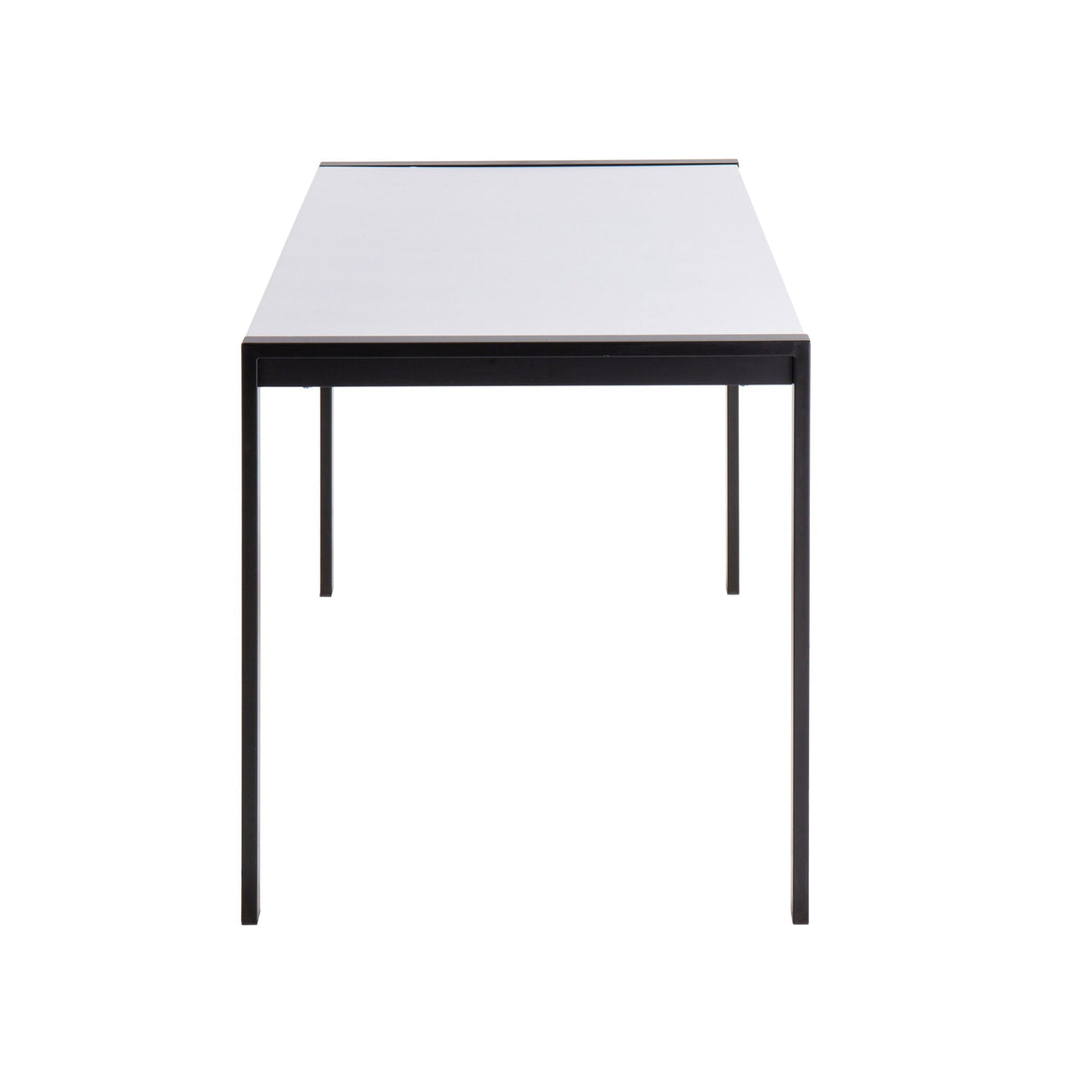Fuji Modern Dining Table with Glass or Wood Top - Multiple Colors