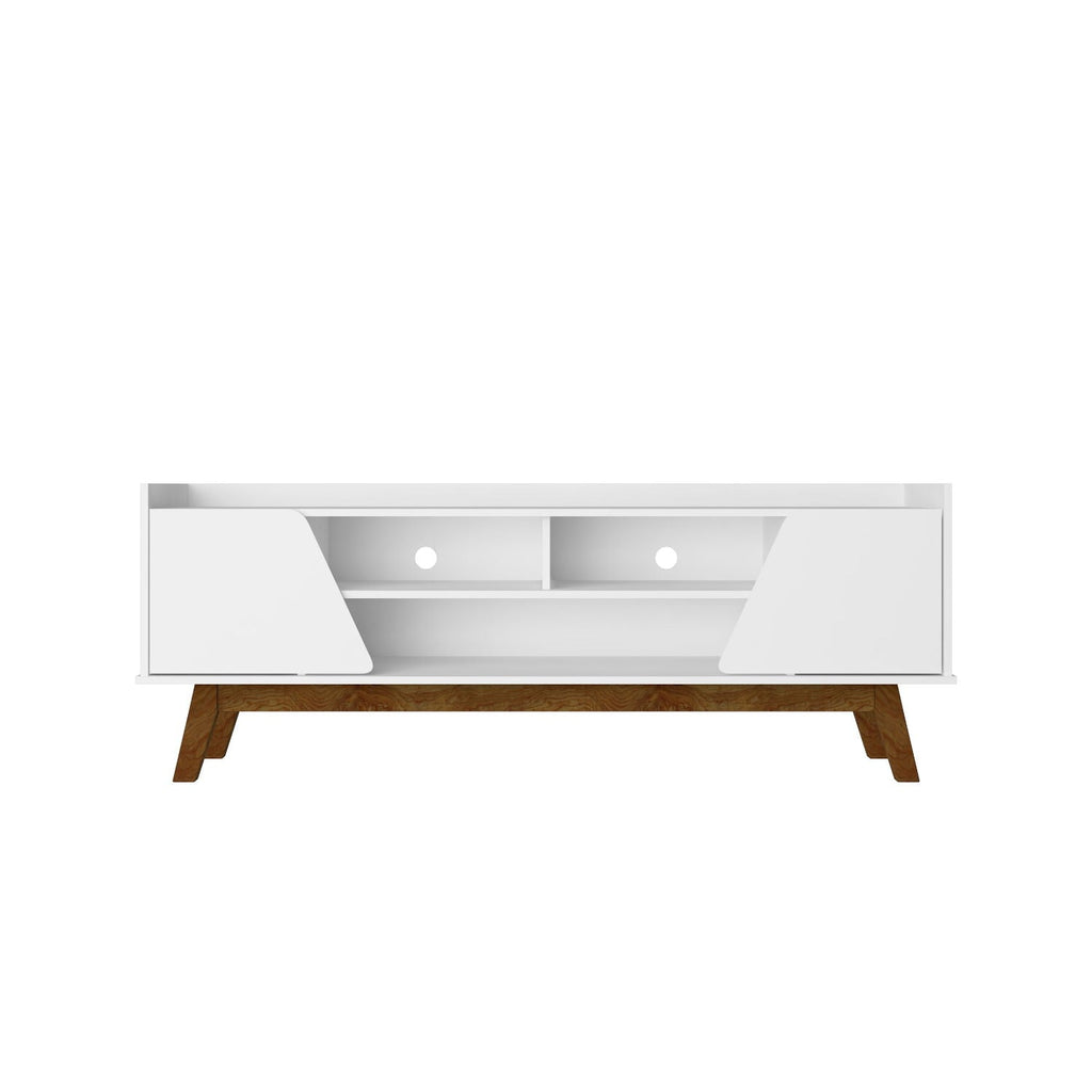 TV Stand with 5 Shelves and Soft Close Doors - Multiple Colors