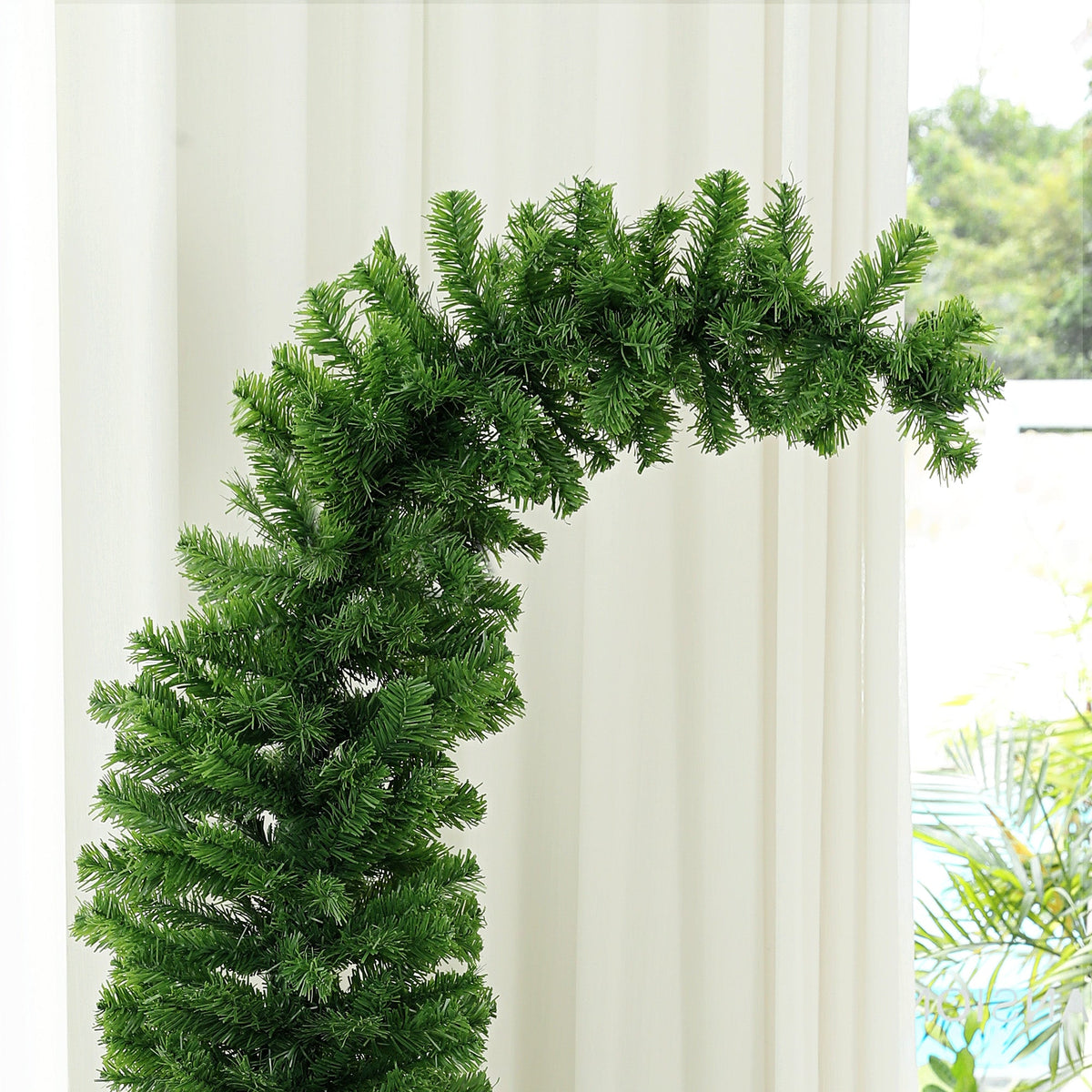 Pencil Christmas Tree with 400 Branch Tips - Green