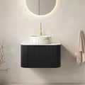 DINA 24" Bathroom Vanity & Sink with Floating Curved Edges - Multiple Finishes