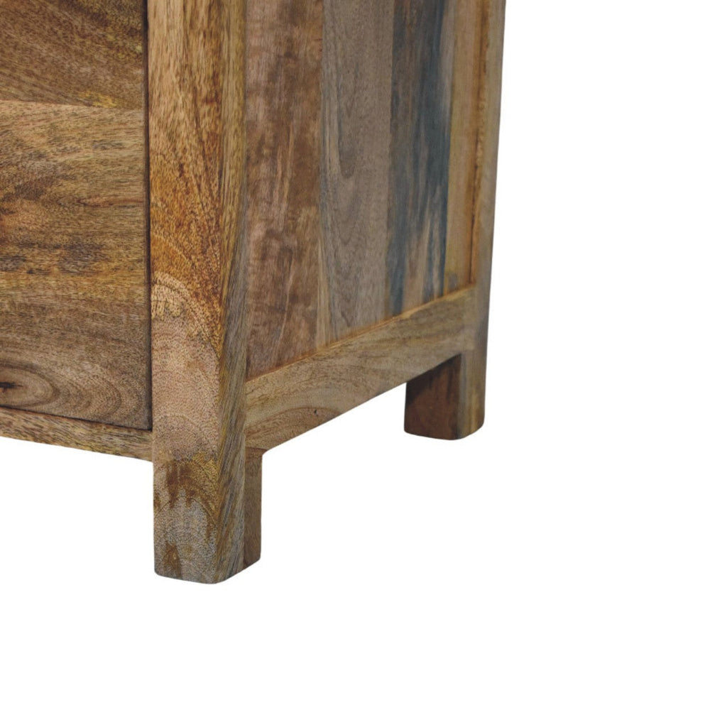 Solid Wood Three Drawer Chest with Smooth Finish - Oakish