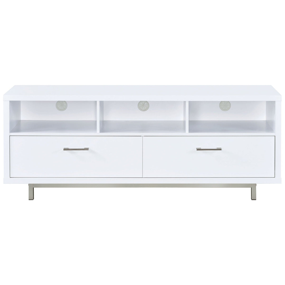 Casey 2-drawer Engineered Wood 60-inch TV Stand White