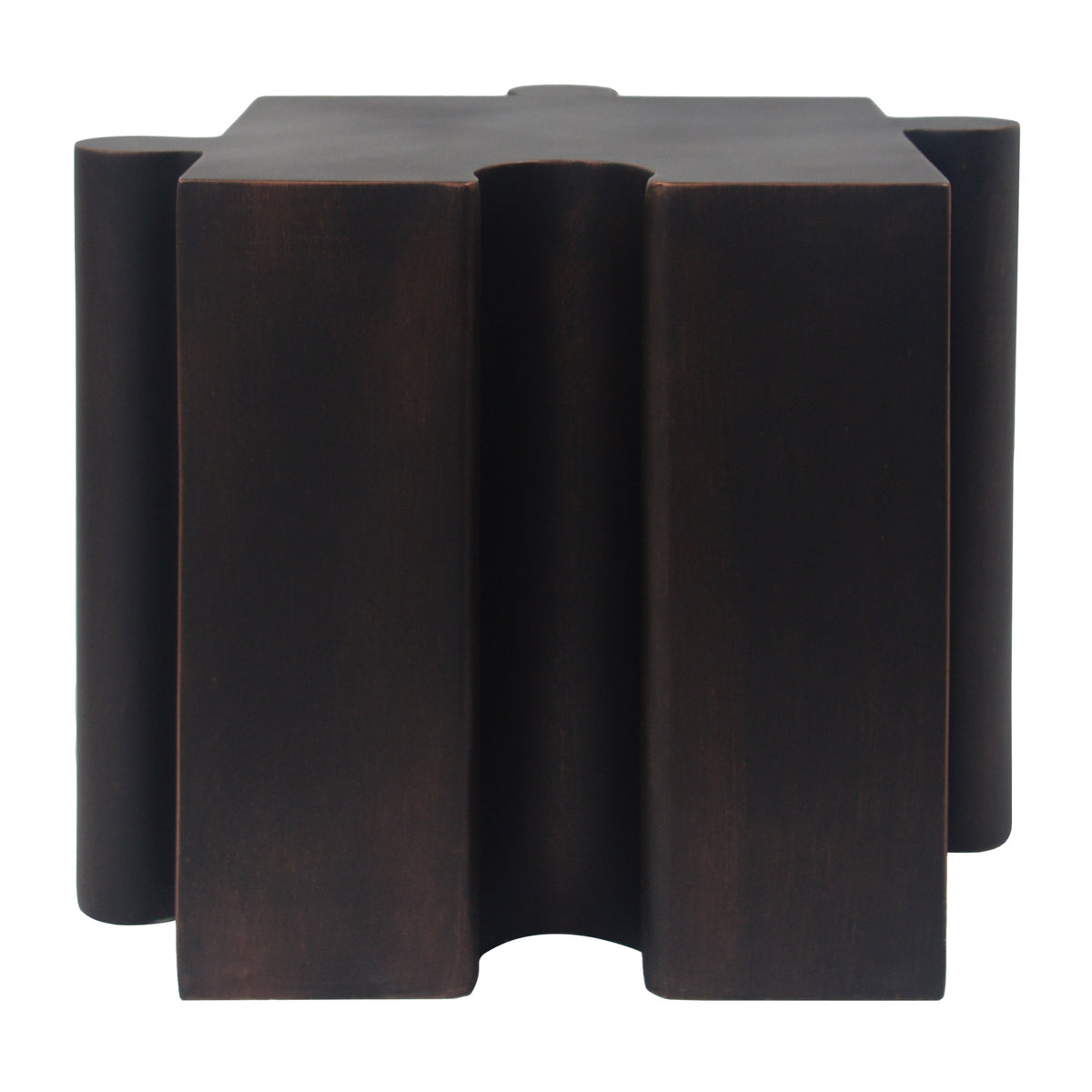 Artistic Puzzle Outdoor Table Set with Modular Design - Antique