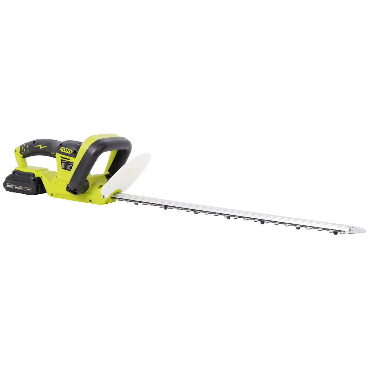 21V DC Hedge Trimmer with Dual-Action Blades – 36.6" Wide Cutting
