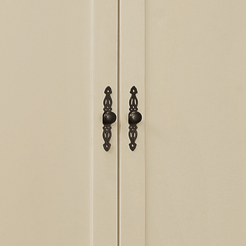 Traditional Armoire with Hanging Bar - Multiple Colors