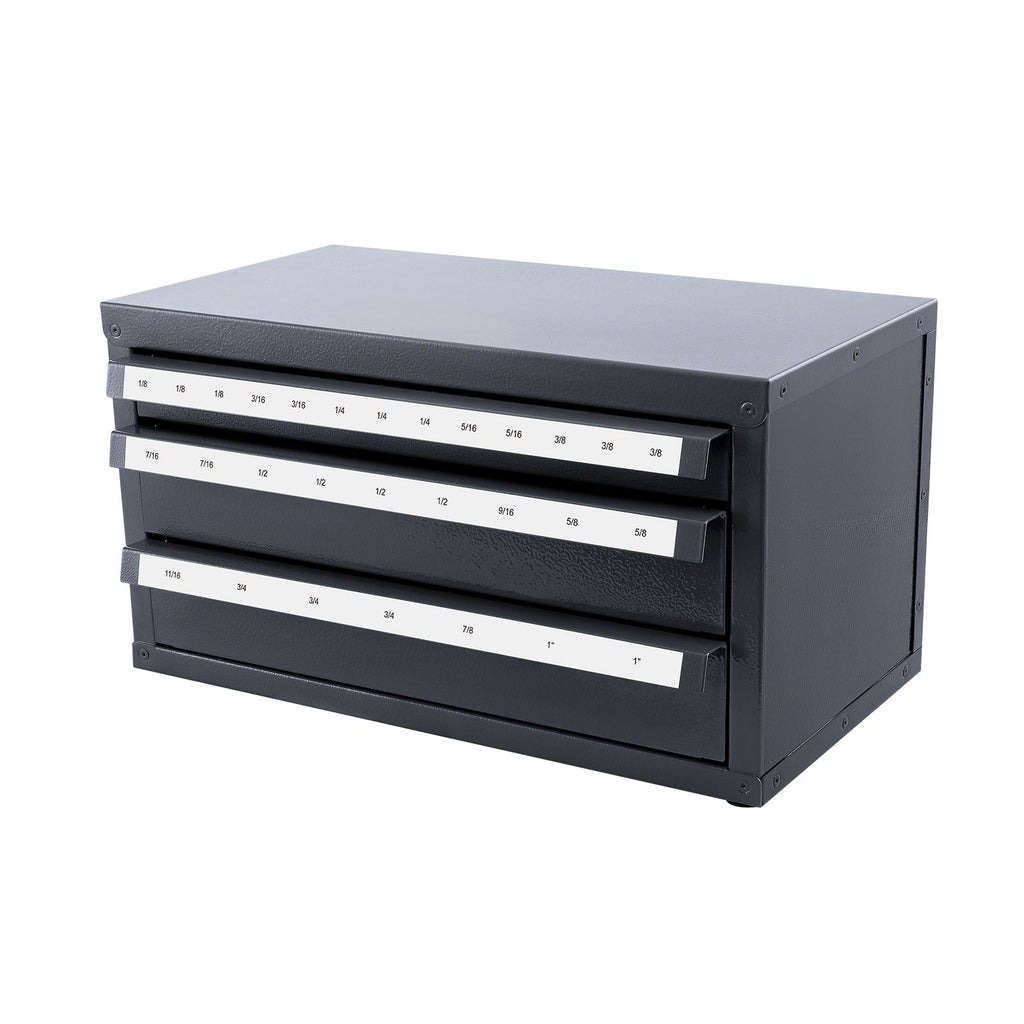 End Mill Dispenser Cabinet with 29 Compartments - Steel