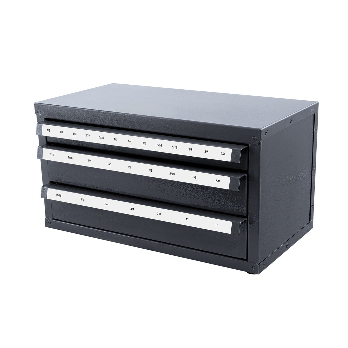 End Mill Dispenser Cabinet with 29 Compartments - Steel