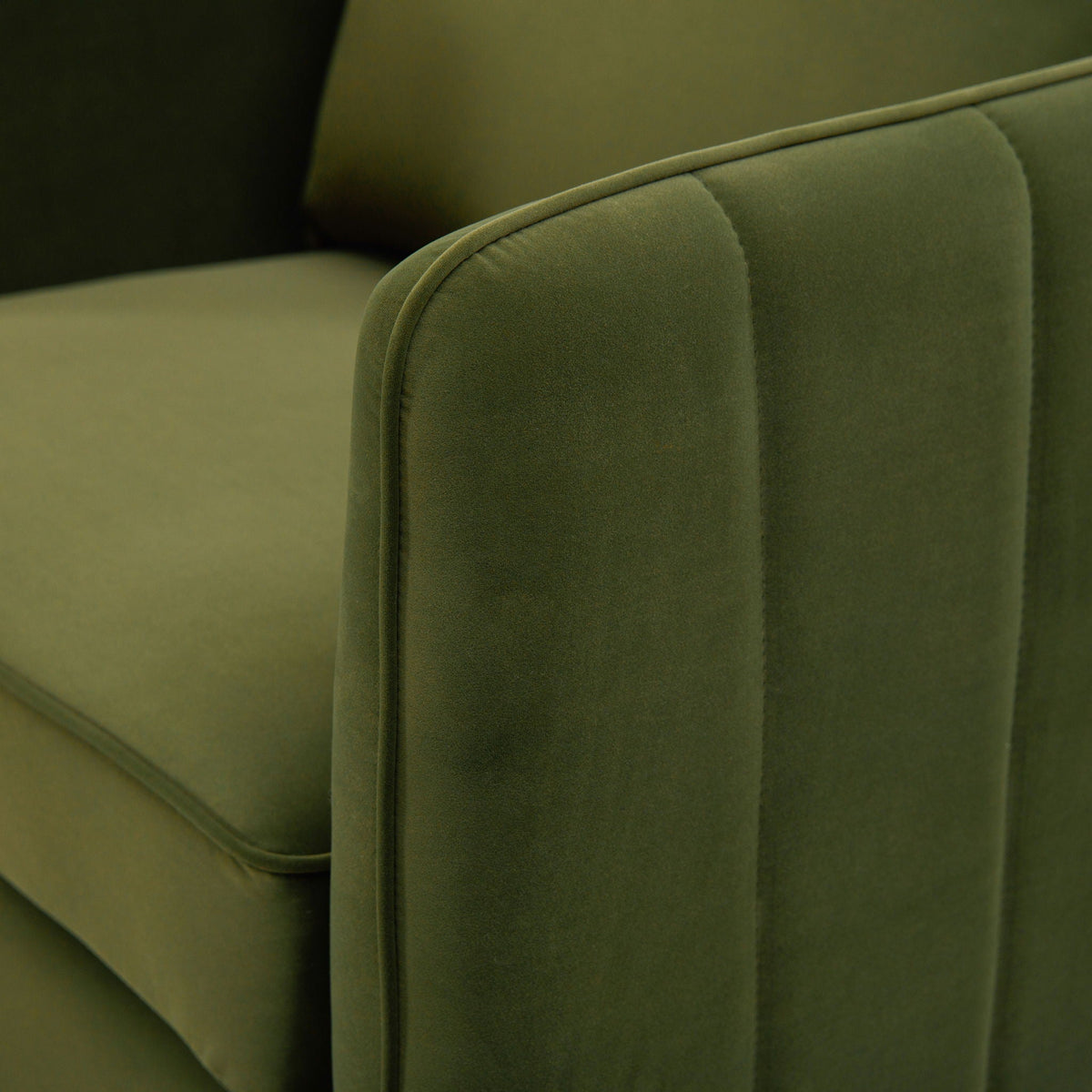 Accent Chair with Removable Pillow - Dark Green or Dark Red