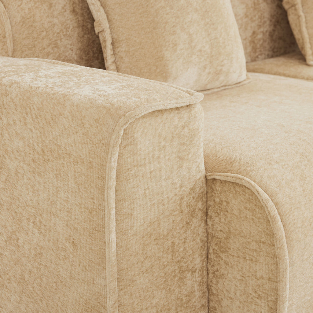 Streamlined Design Modular 2 Seat L Shape Sectional Sofa