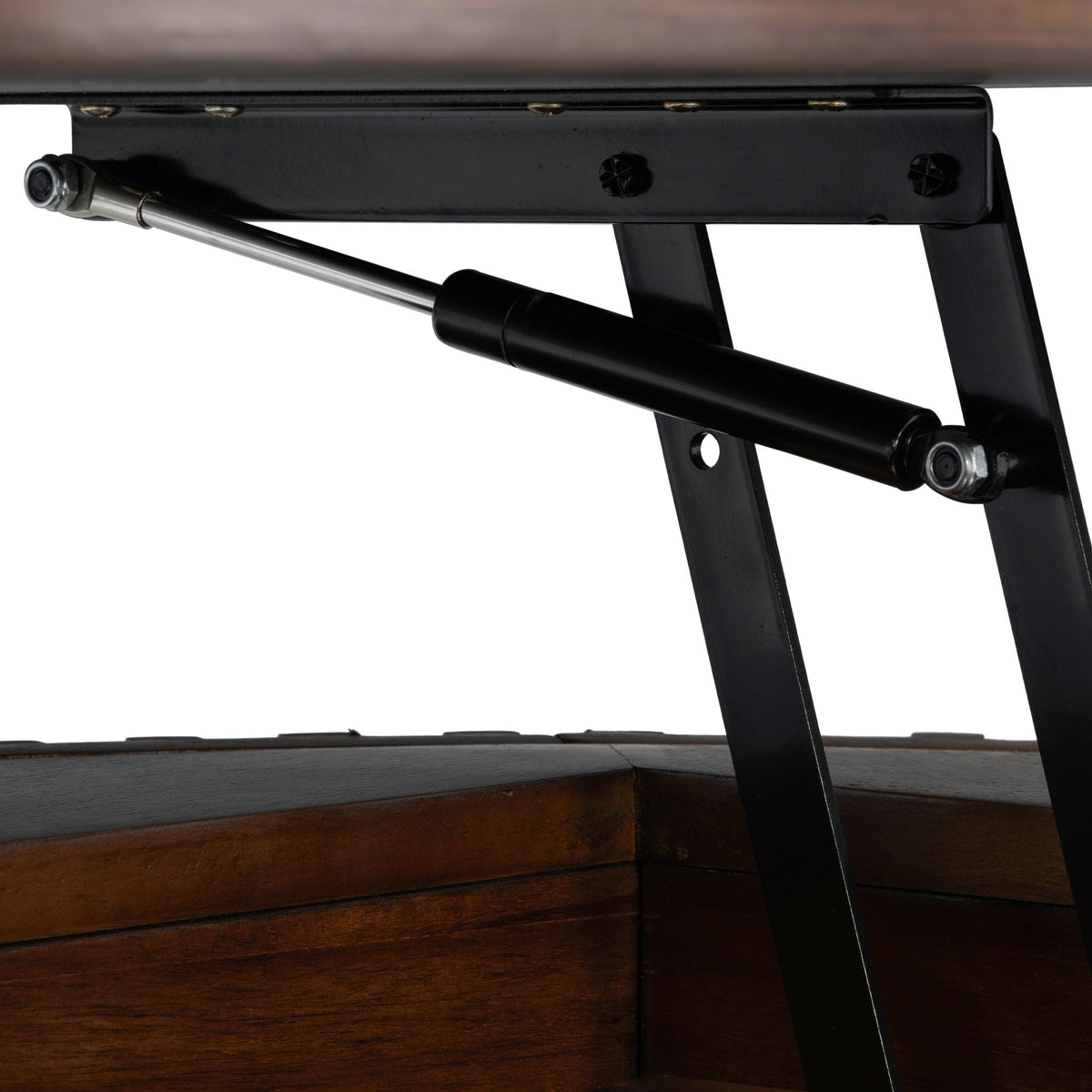 Round Lift Top Coffee Table with Hidden Storage - Multiple Colors