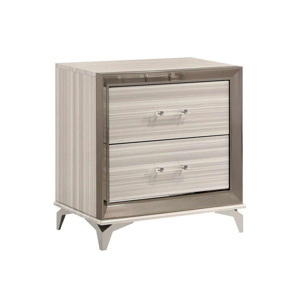 Star Nightstand - White