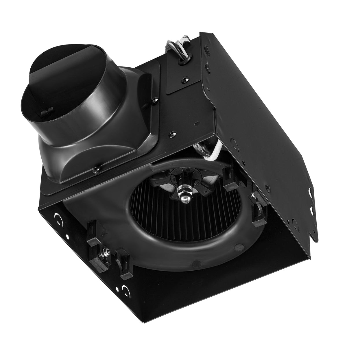 Bathroom Exhaust Fan with LED Light and Adjustable Color Temperatures - White