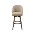 Bar Stool With Swivel Seat with 360-Degree Rotation - Sand