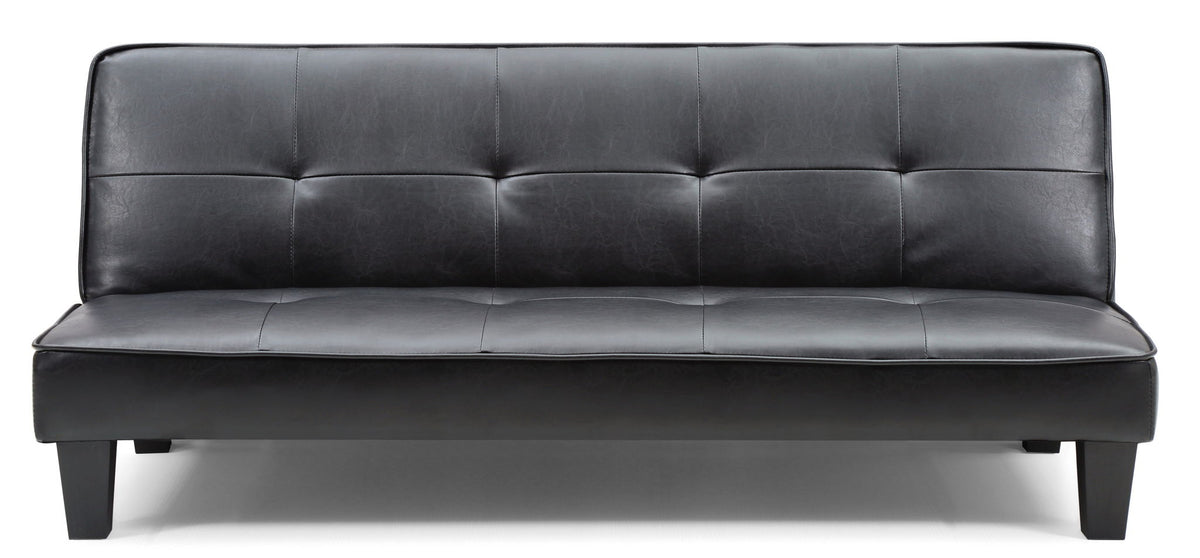 Alan Sofa Bed with Contemporary Design - Black, Dark Brown, Red, Light Brown