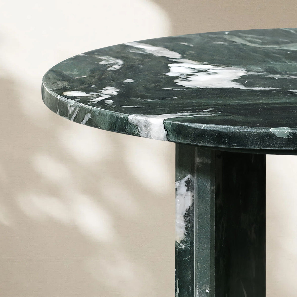 Elegant Coffee Duo Table Set with Natural Marble Tops - Multiple Colors