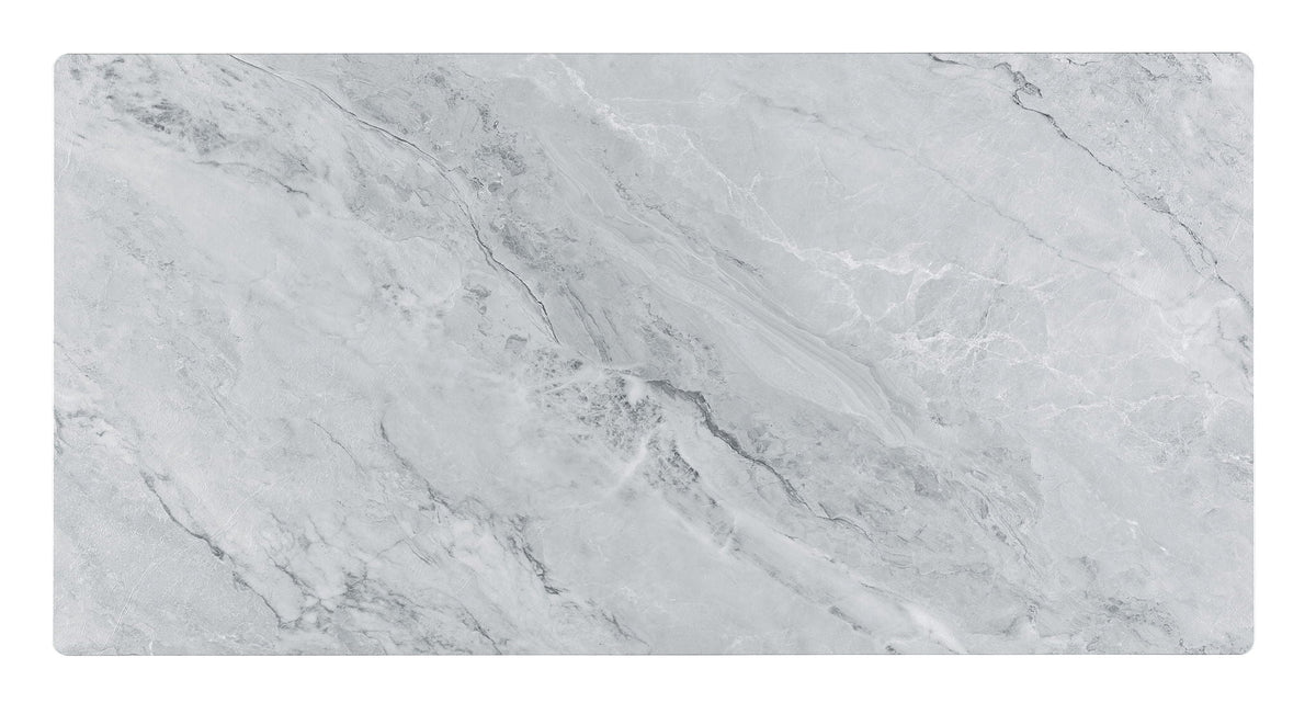 Landon Coffee Table with Glass Marble Texture Top