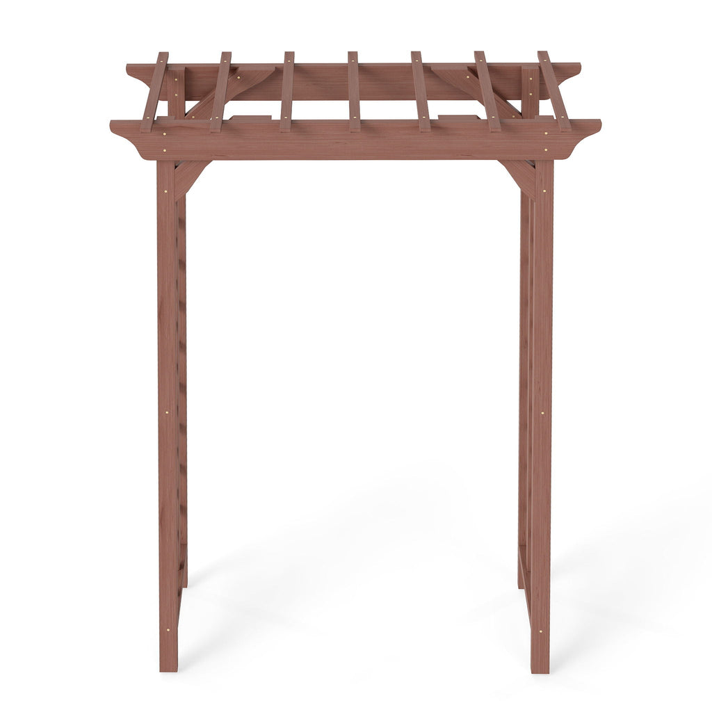Wedding Arbor with Trellis Design - Dark Brown or Light Brown