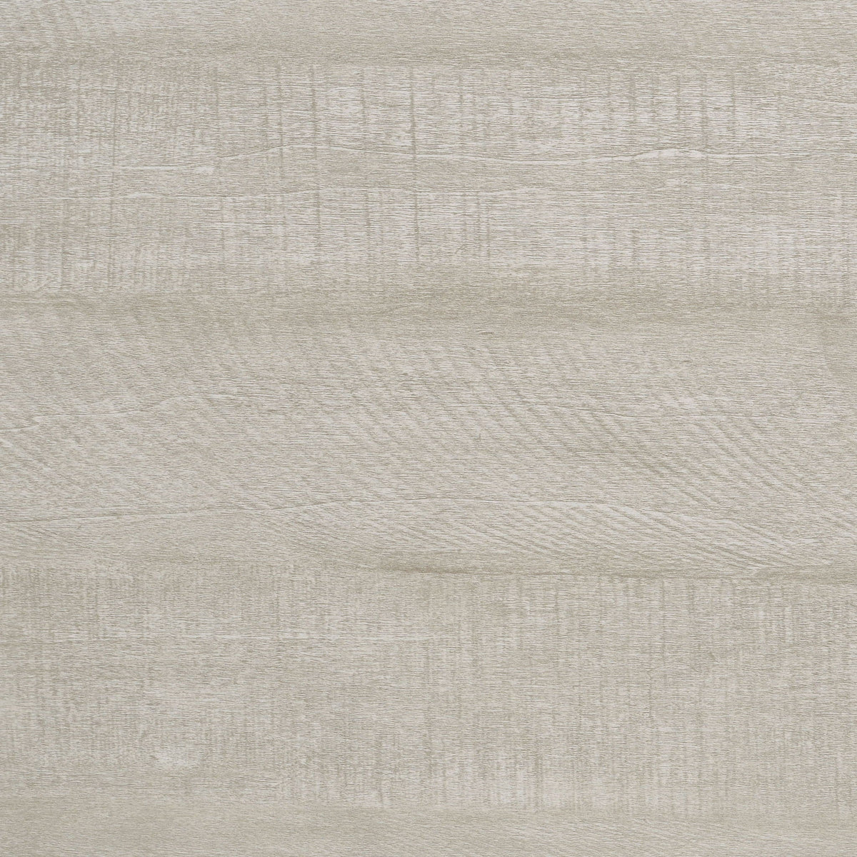 Queen Panel Bed with Upholstered Headboard - Rustic White Washed Finish