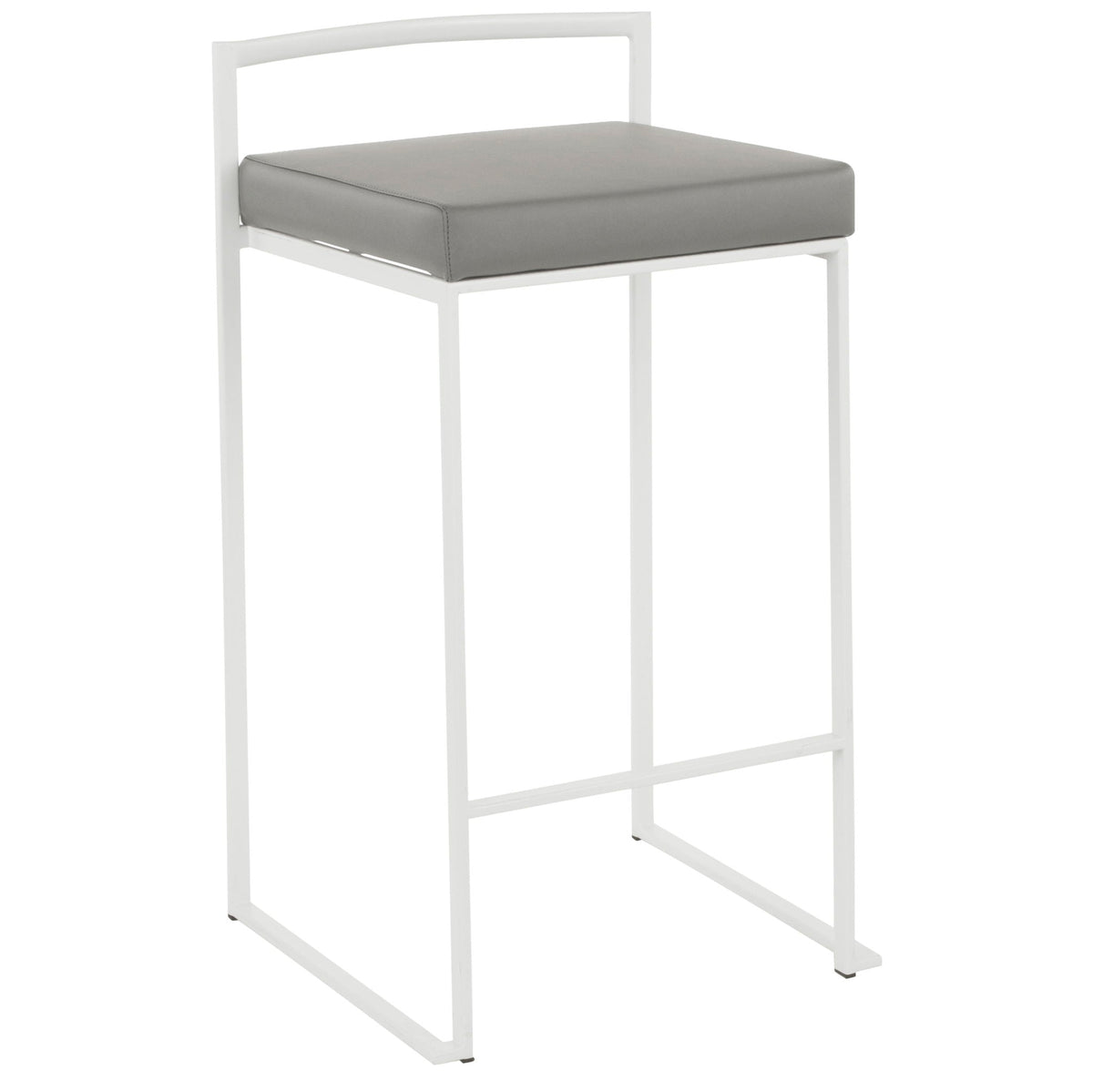 Stackable Counter Stool with Padded Comfort Seat - Multiple Colors