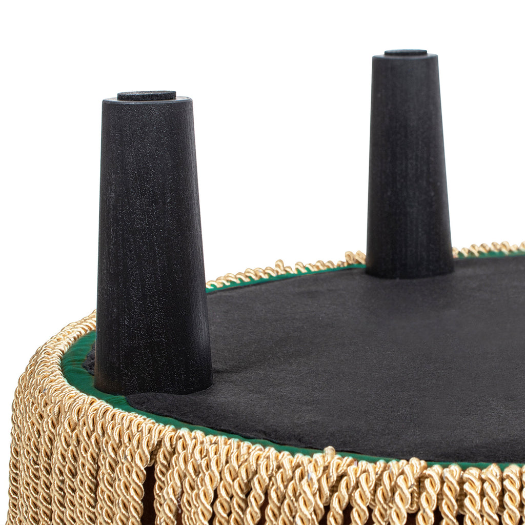 Yolanda 24" Round Upholstered Accent Ottoman