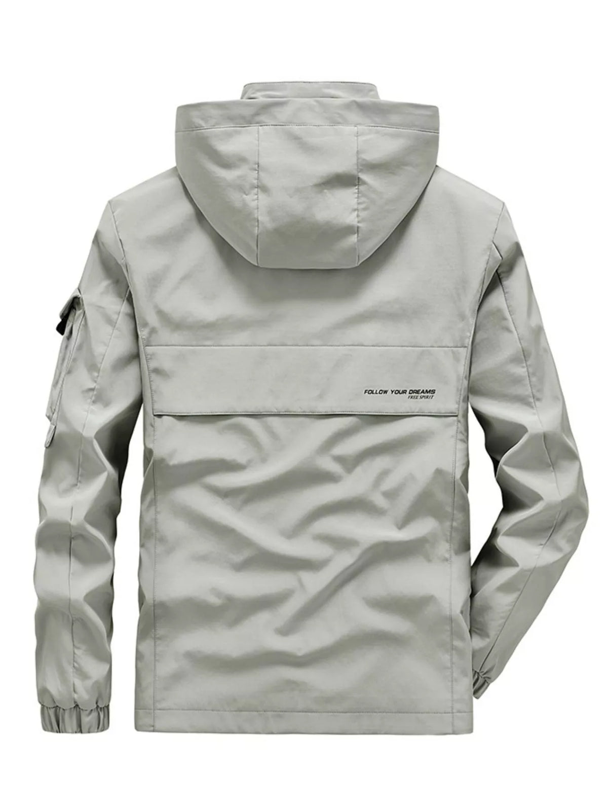 Men's Plus Size Hooded Windproof Outdoor Jacket