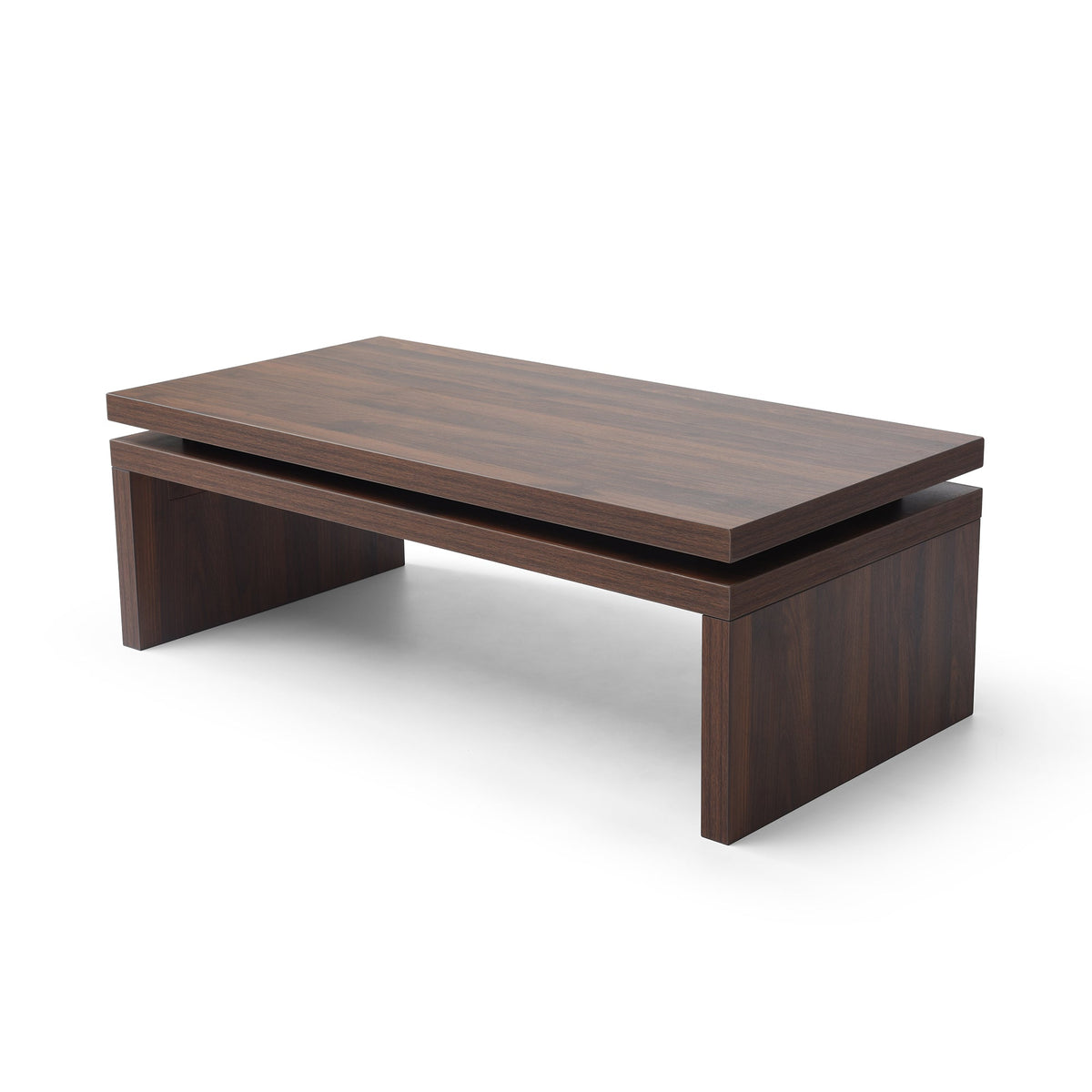 Wood Coffee Table with MDF Construction - Mid Century Modern Farmhouse