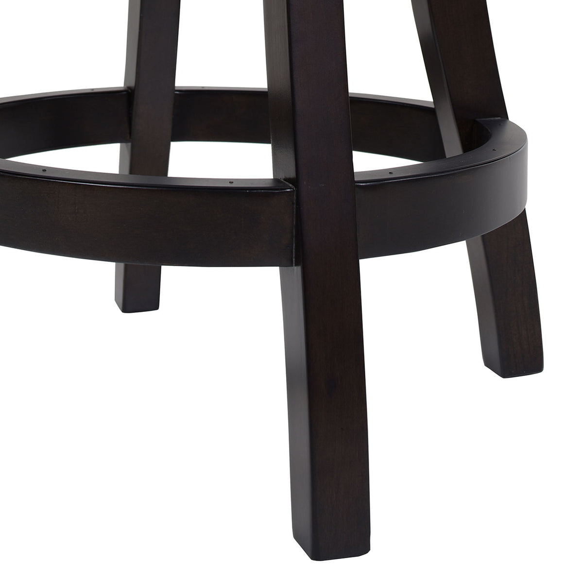 Swivel Counter Height Bar Stool with High Backrest and Solid Hardwood - Multiple Colors
