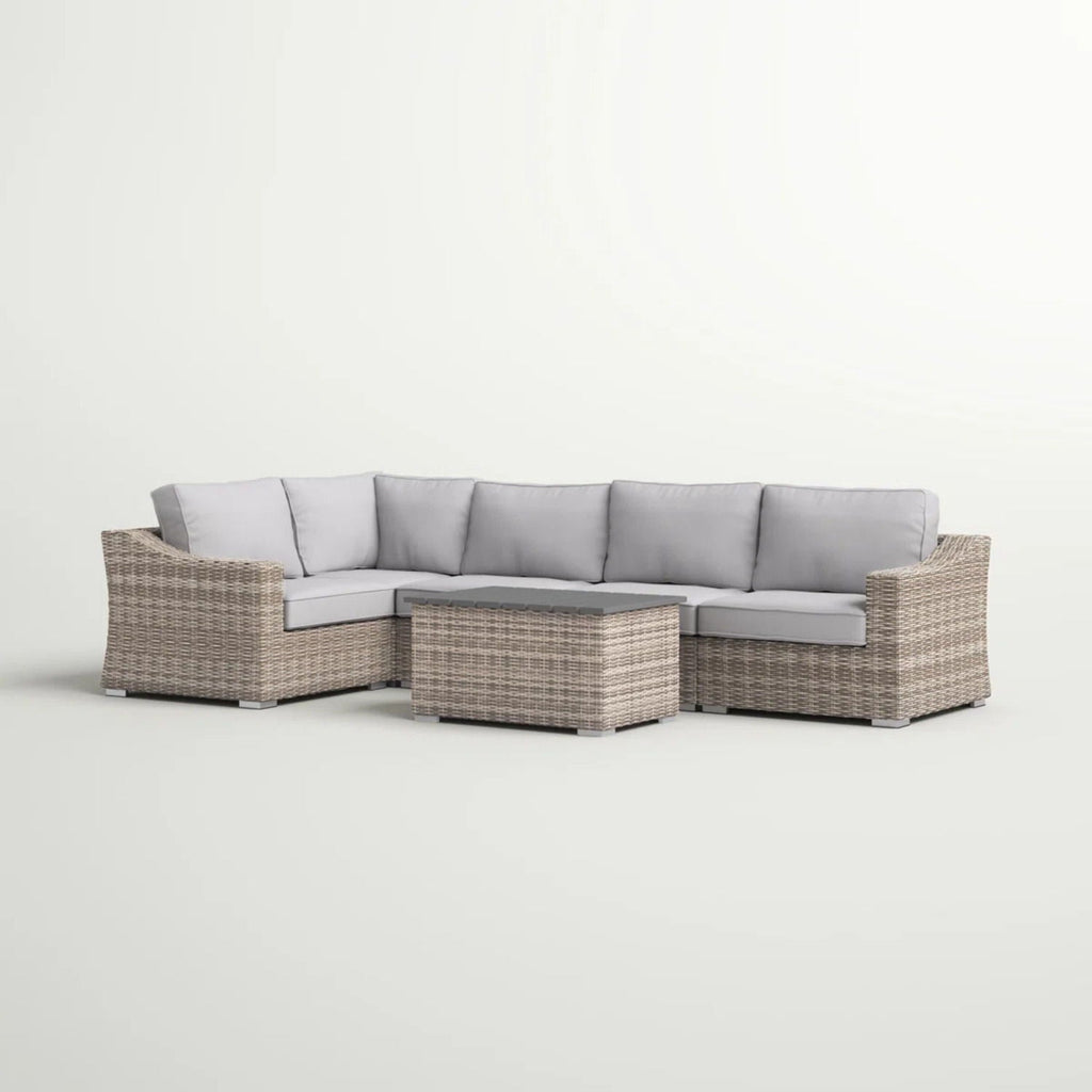 Stylish Sofa Seating Group With Cushions - Multiple Set Options, Dark Gray, Gray, or Dark Brown