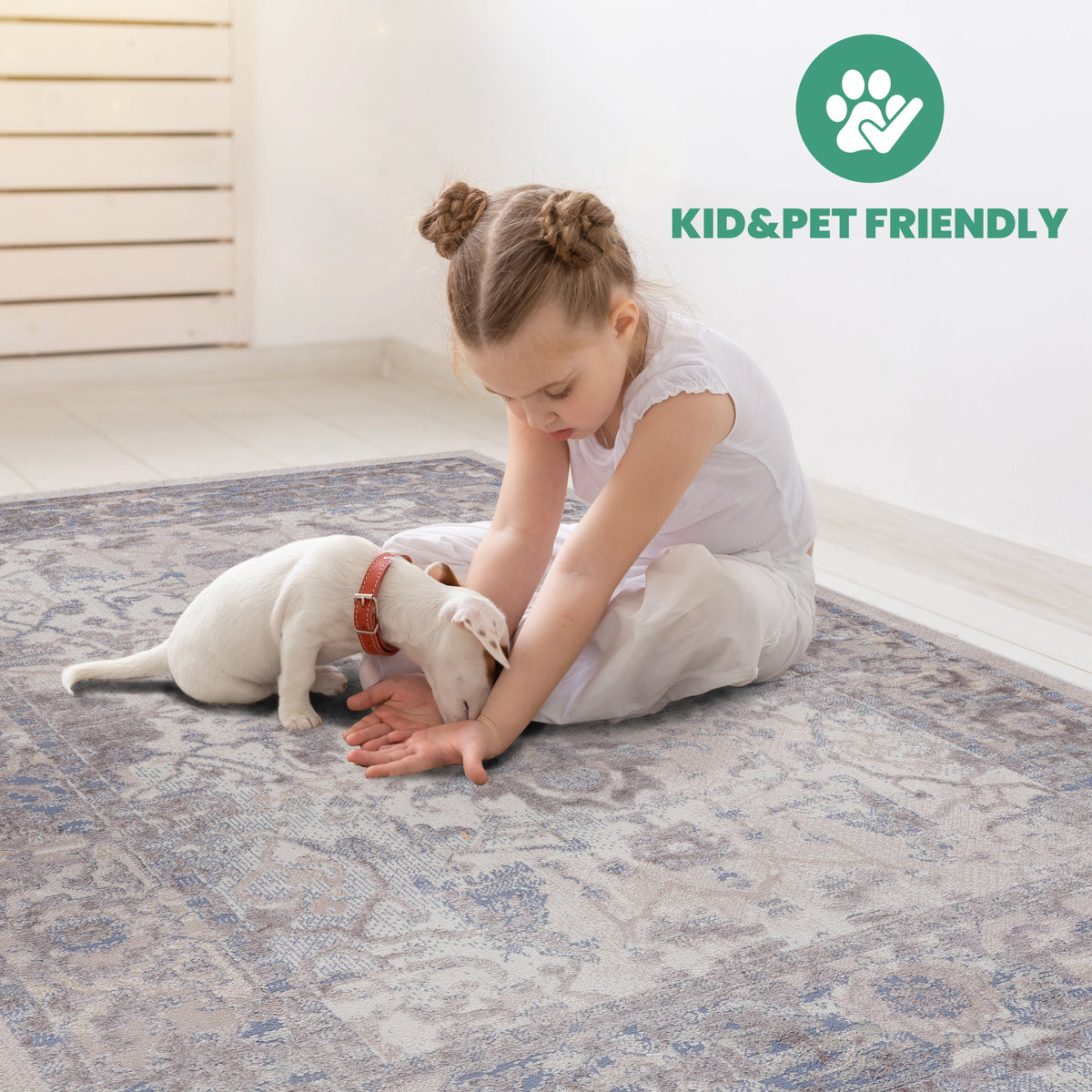 Payas Collection 5.3X7.6 Rug with Durable Polyester - Multi