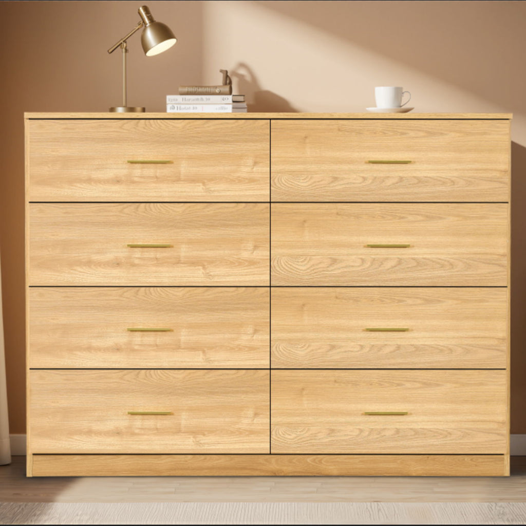 Modern Drawer Dresser with Ample Storage - Multiple Colors