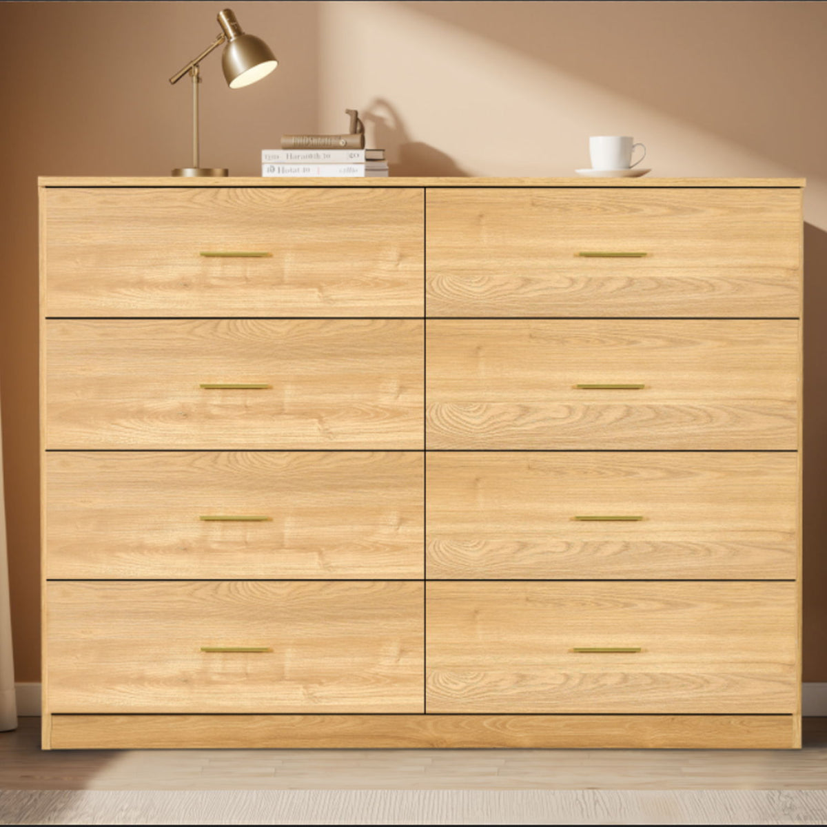 Modern Drawer Dresser with Ample Storage - Multiple Colors